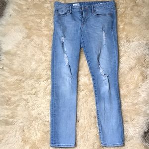 Gap Always Skinny Distressed Jeans
